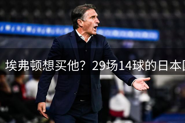 埃弗顿想买他？29场14球的日本国脚标价2500万，值不值？